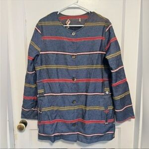 Dolan Left Coast for
Anthropologie Piccadilly
Striped Blazer Jacket $230 Size
M